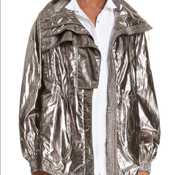Jason Wu Metallic Foil Drawstring Jacket NWT - Picture 3 of 8